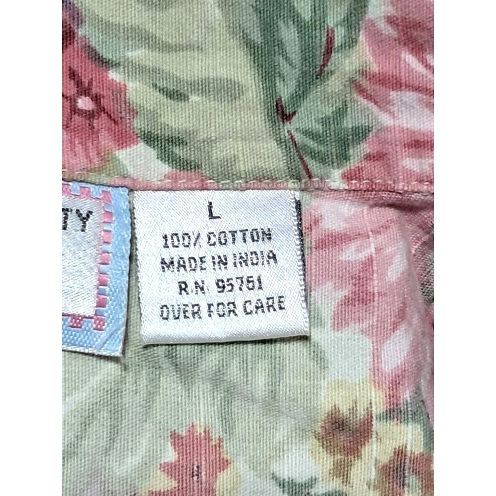 New Identity Women's Floral Cotton Jacket Size L - Picture 11 of 12